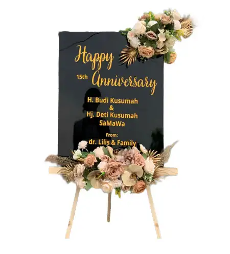Papan Bunga Akrilik Pengempon