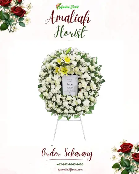 Krans Bunga Duka Pengempon